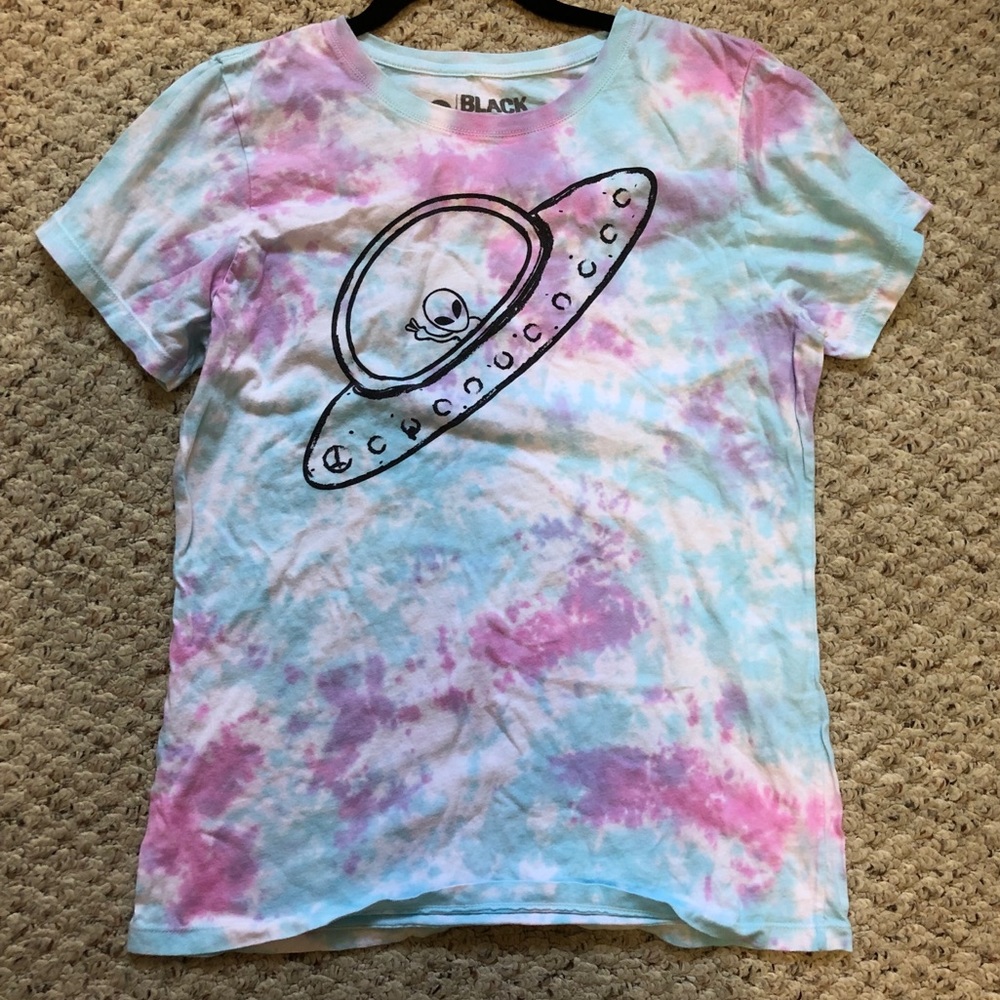 Tie-Dye Alien UFO T-Shirt